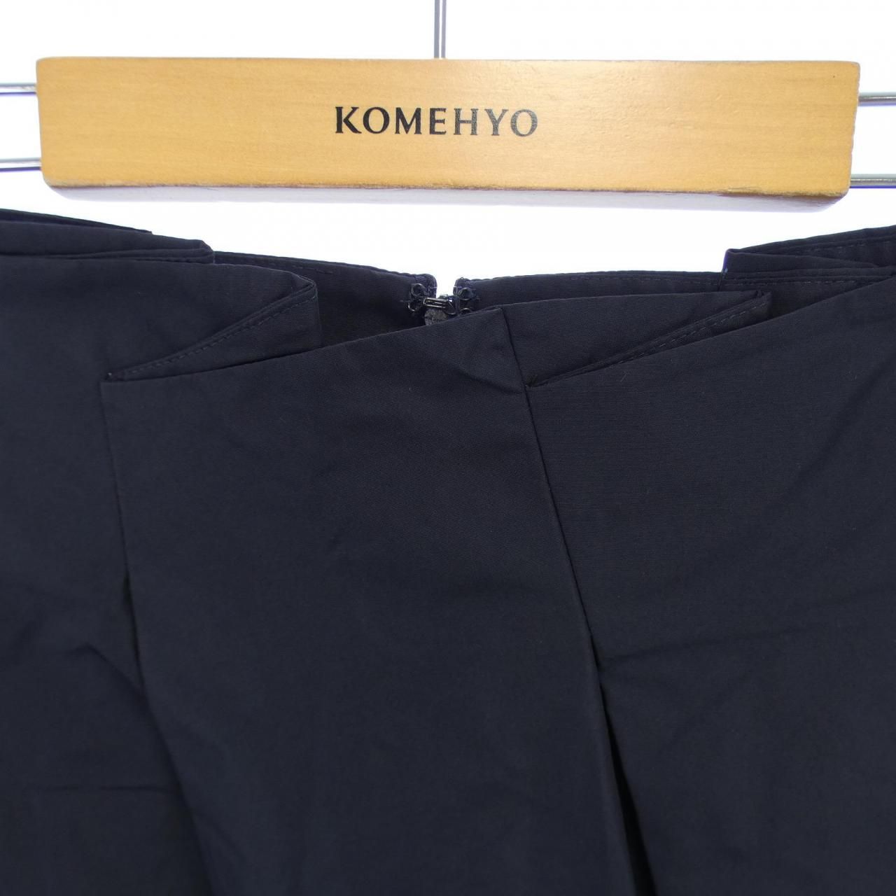 JIL SANDER NAVYボリュームスカート JIL SANDER Cotton Stretch Wrap Skirt Navy 40 | PLAYFUL