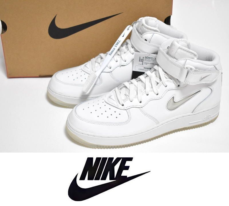靴 NIKE AIR FORCE 1 Mid '07 White Jewel Nike Air Force 1 Mid '07 Color of the Month 