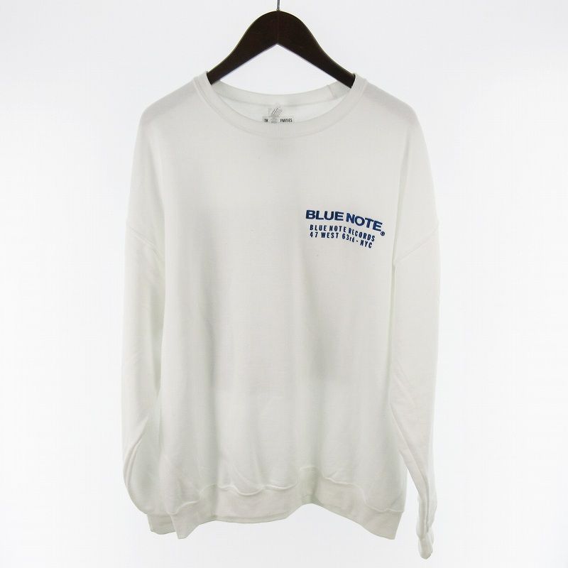 【WACKO MARIA】ワコマリア スウェット ブルーノート ホワイト WACKO MARIA/ワコマリア/BLUE NOTE / CREW NECK SWEAT SHIRT
