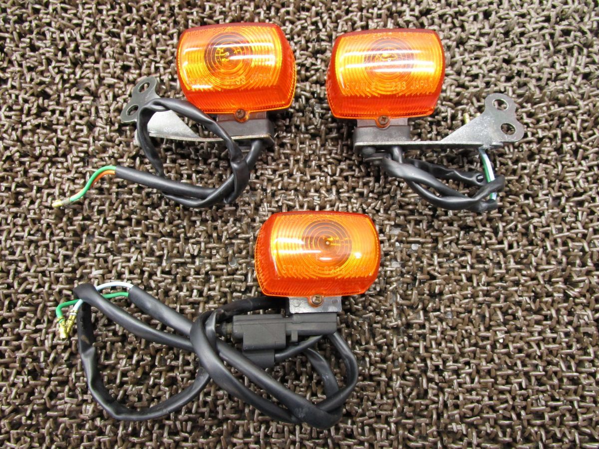 XLR125R ウインカー X420 3個セット！JD16 ホンダ 【 JD09E 】 キャブ車 動画有