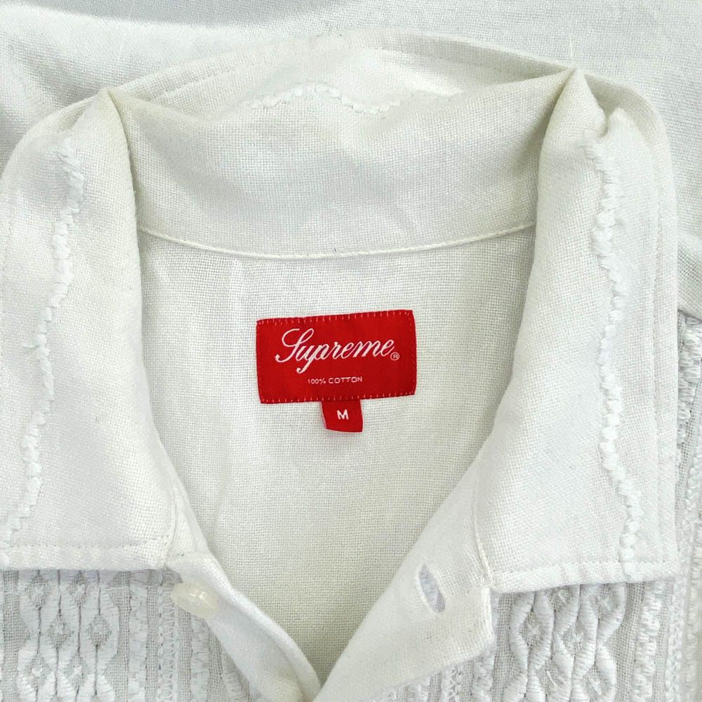 Supreme シュプリーム 20SS Embroidered S/S Shirt エンブロイ