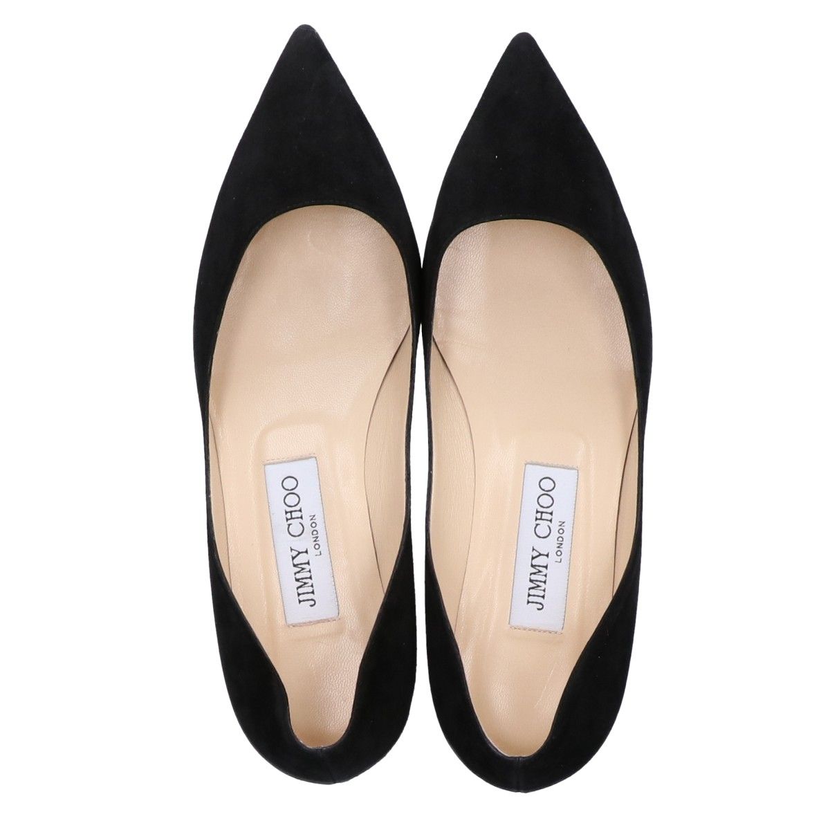 JIMMY CHOO ジミーチュウ 【美品】スエード ポインテッドトゥ