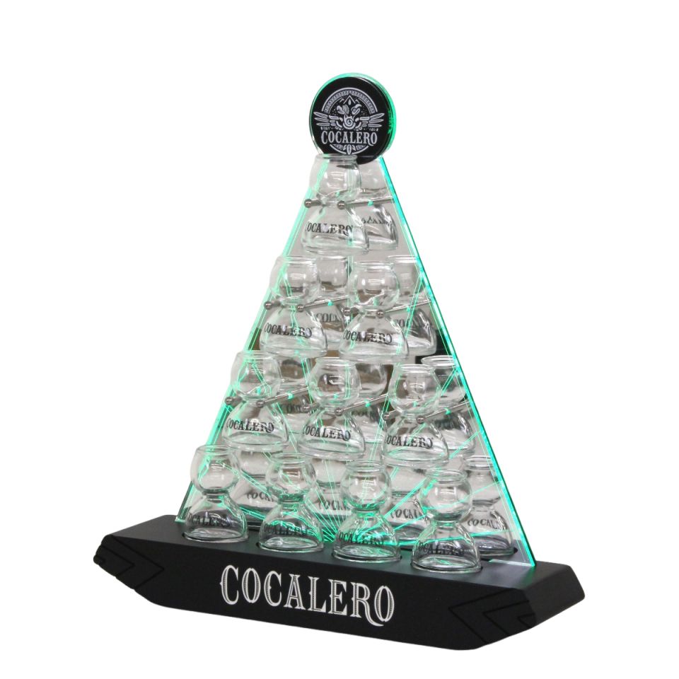 $$ COCALERO ディスプレイタワー コカボム グラス12個付き