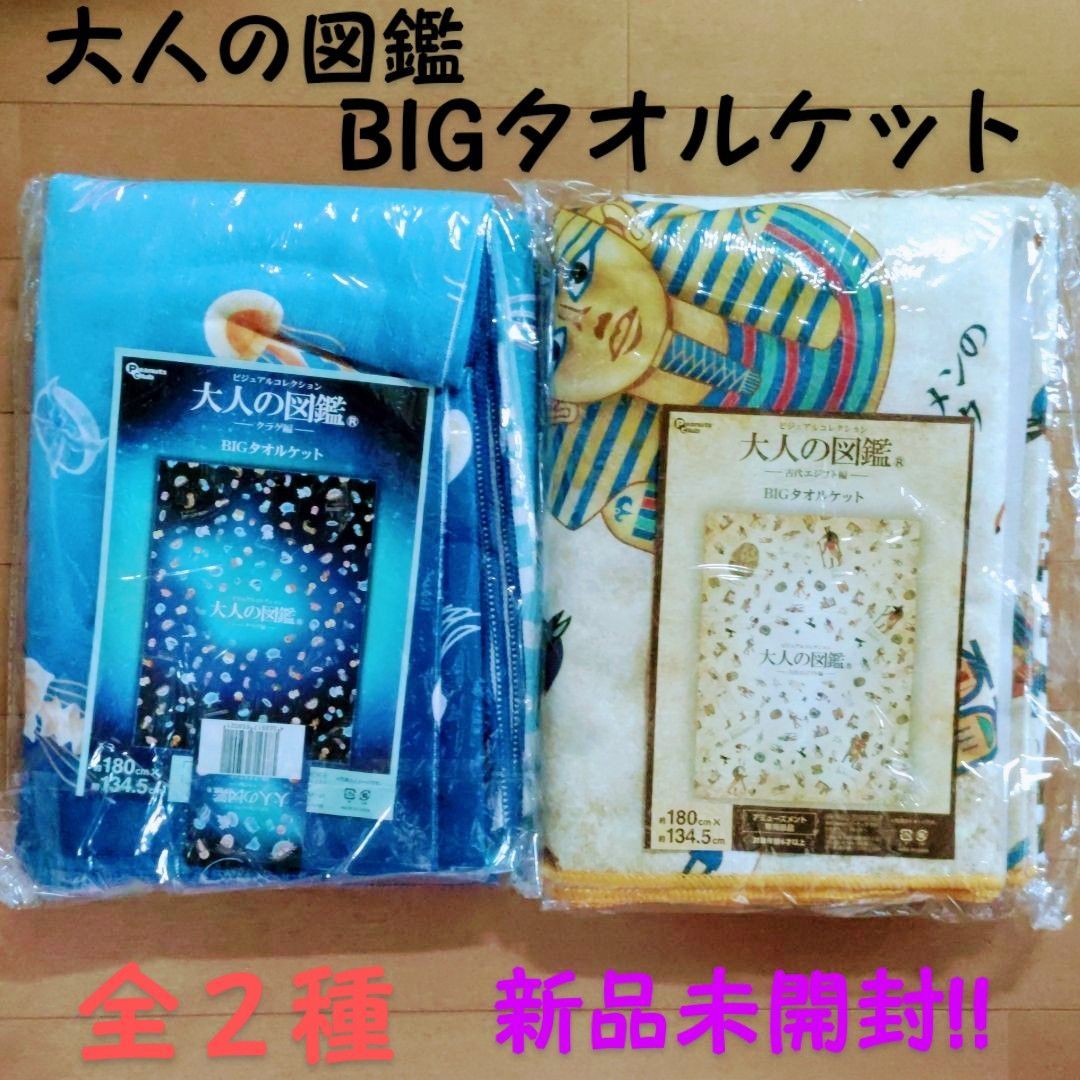 大人の図鑑 BIGタオルケット全２種 - メルカリ