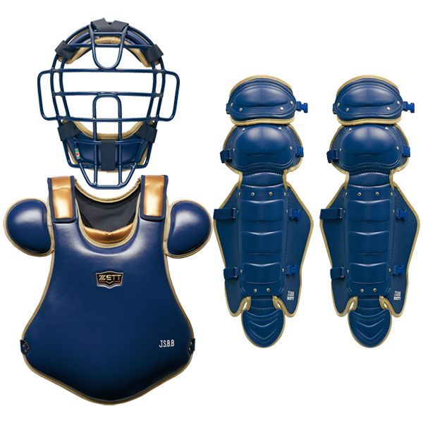 ゼット ZETT 一般軟式用 捕手用 キャッチャー防具 プロテクター 3点セット プロステイタス 2982