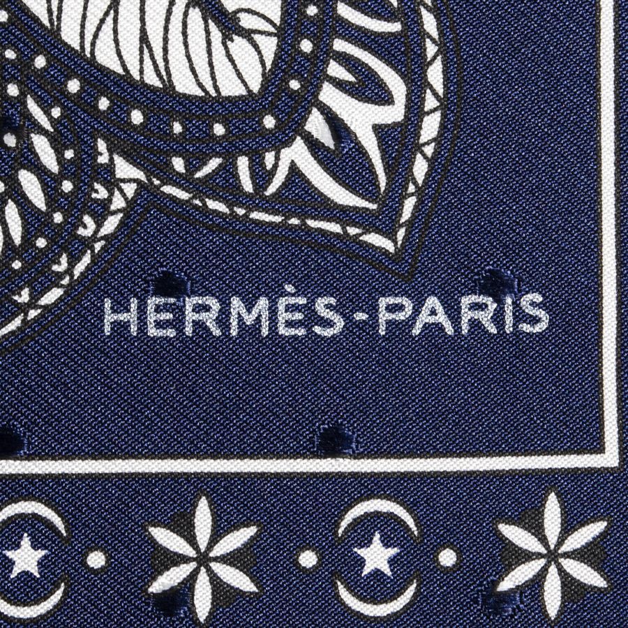 HERMES エルメス バンダナ Le Jardin de la Maharani Bandana マハラニ ...