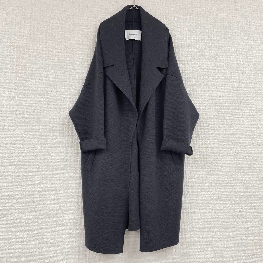 ファビアナフィリッピ fabiana filippi ニットコート S FABIANA
