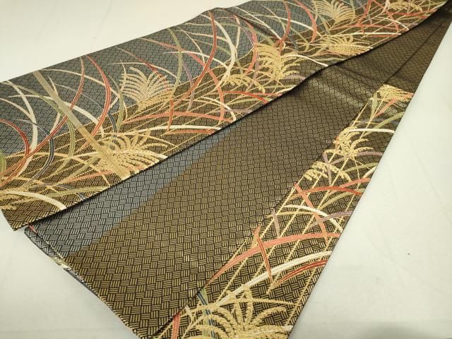 『佐賀錦』華やかな金色の帯 未使用 佐賀錦 吉祥文 正倉院華文 袋帯 金糸 124 | kimono Re:和