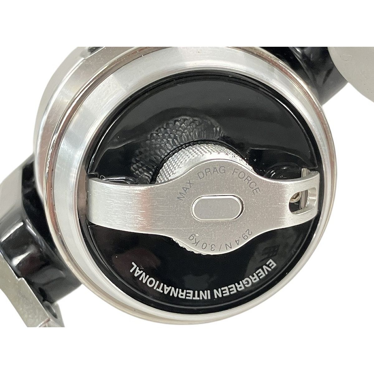  Opus 1 エバーグリーン オーパスワン スピニングリール シルバー ダブルハンドル付 釣り用ツール 毛針 スピニングリール リール