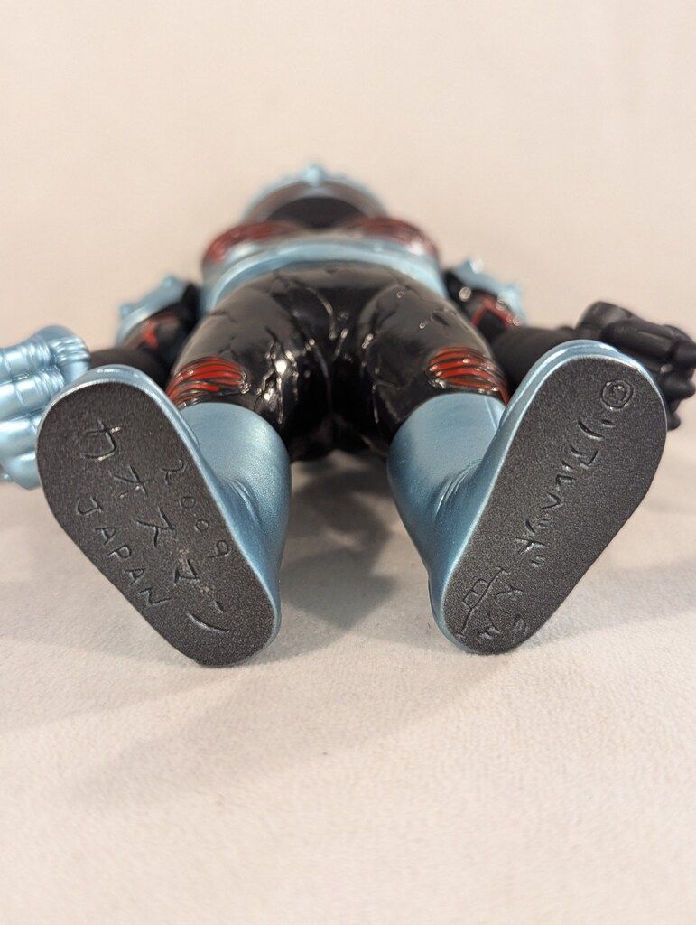 REALHEAD/CORDVIPER 真マシンサイダー 黒成型/メタ青/銀/赤塗装 黒マフラー