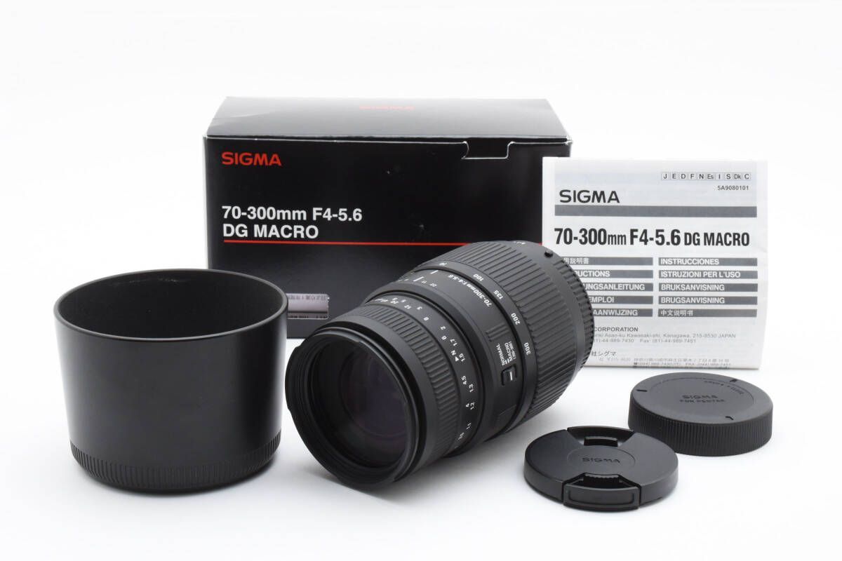 レンズ(ズーム) SIGMA APO 70-300mm f/4-5.6 DG MACRO ☆美品☆SIGMA シグマ 70-300mm F4-5.6 D MACRO ニコン Fマウント用