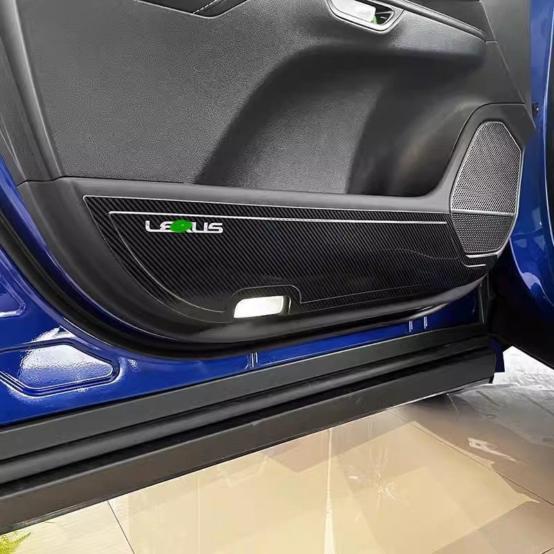 レクサス RX350 500h用 フロントリア ドアカバー |車のドア抗 kick 保護 パネル ステンレス製 4個 2色可選