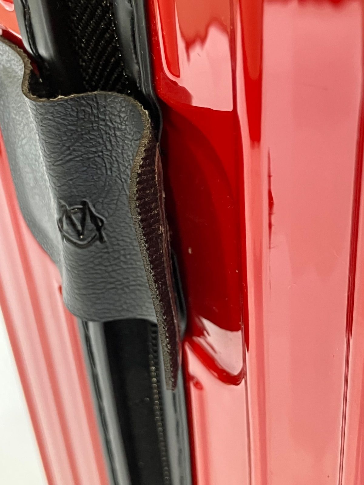  品 RIMOWA 赤 キャリーケース RED 31 L キャリーカート 旅行かばん 小分けバッグ