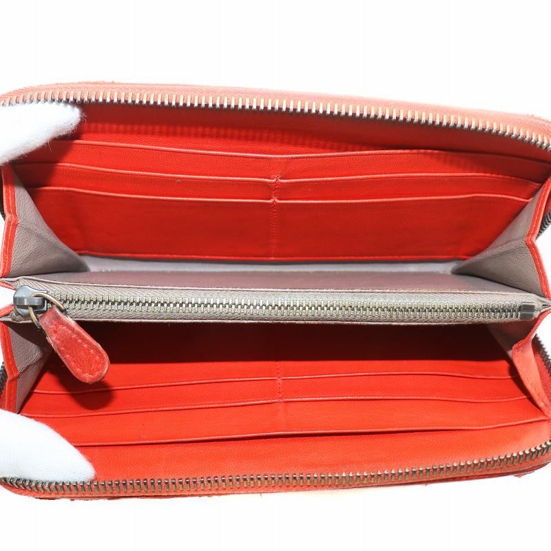 ボッテガヴェネタ BOTTEGA VENETA 長財布 レザー ラウンド