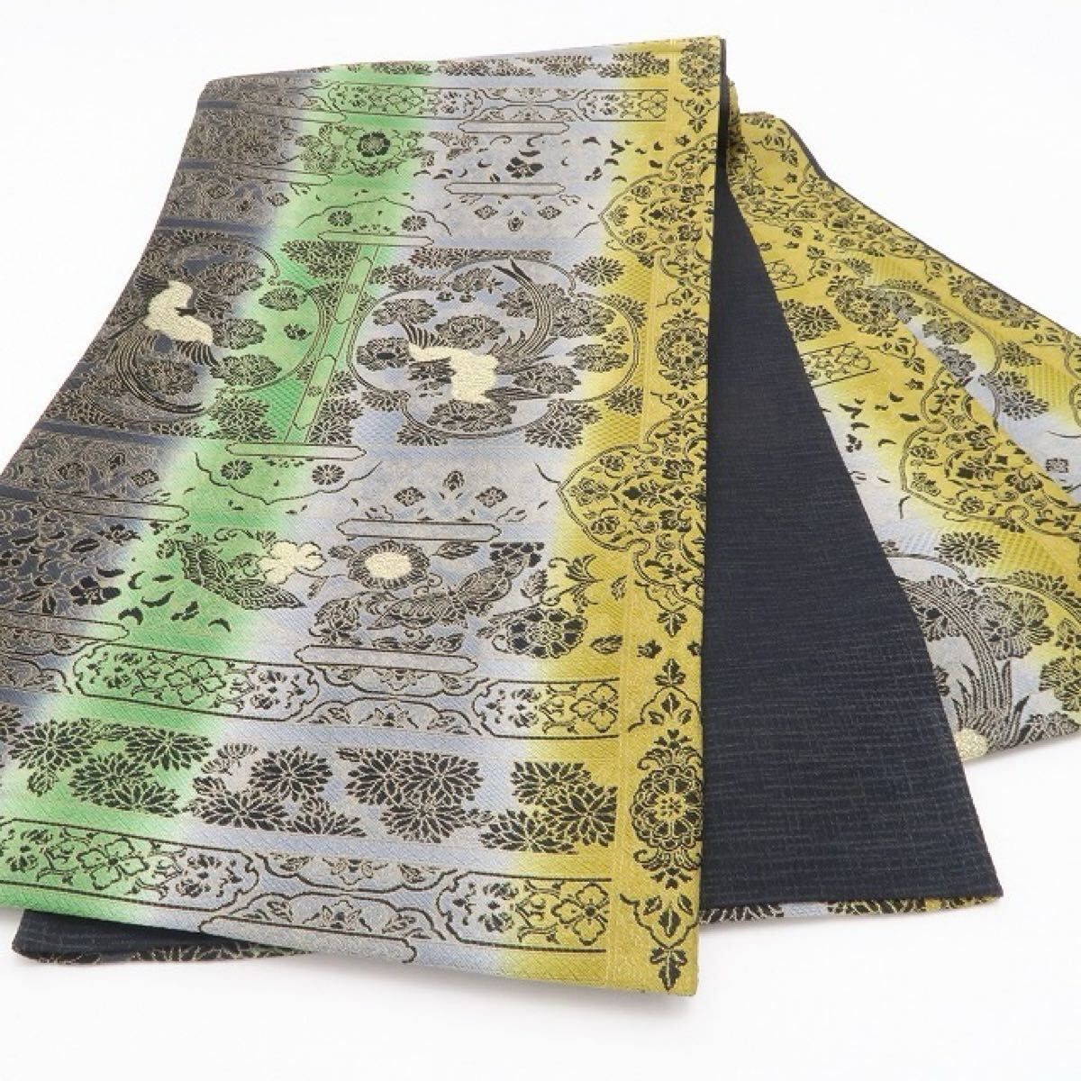 ⑥⑨⑨前田仁仙 全通柄袋帯 正絹 楽天市場】【新古品】 袋帯 前田仁仙 作家物 正絹 全通 京摺り友禅 本