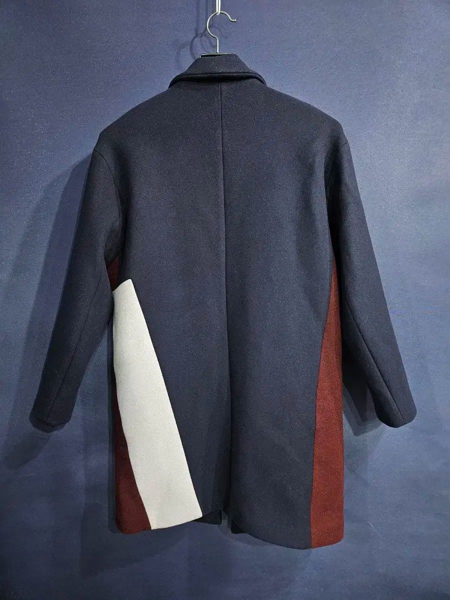 SYSTEM HOMME ネイビー COLOR メンズ セミオーバーサイズ 95 コート