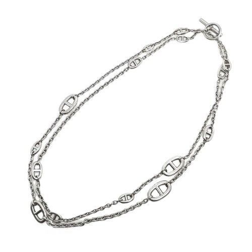 HERMES エルメス ファランドール 120 ネックレス Ag925 シルバー