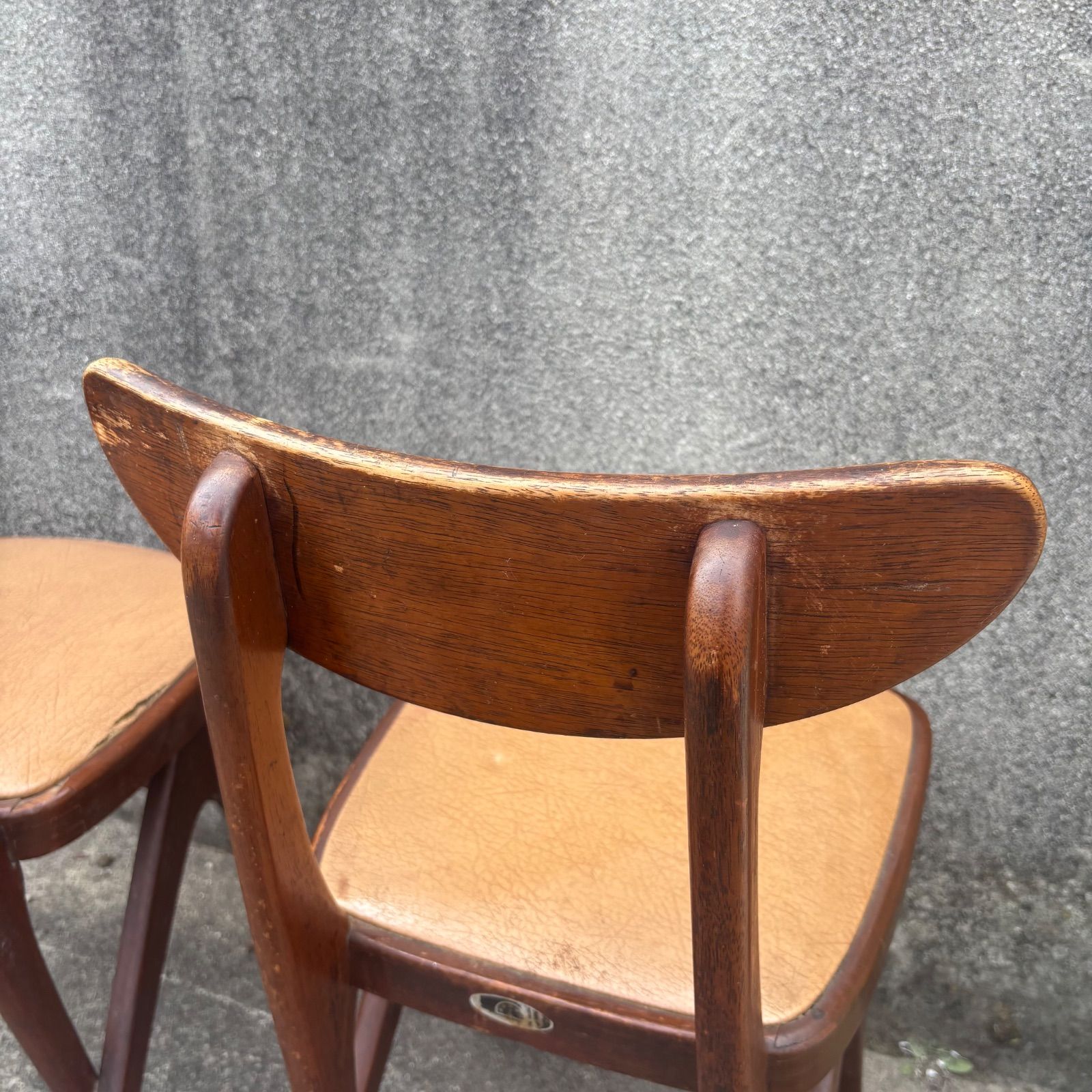 オールドマルニ】【MARUNI マルニ木工】ヴィンテージチェア 2脚セット