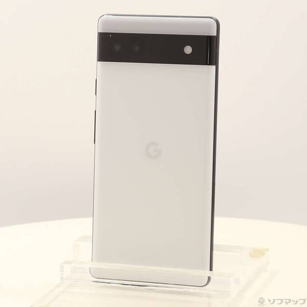 中古品〕 Google Pixel 6a 128GB チョーク GB17L au SIMフリー