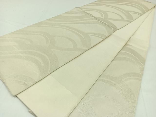 平和屋着物＊夏物　六通柄袋帯　流水文　銀糸　引箔　正絹　逸品　DABC8799cm 平和屋着物＊夏物 六通柄袋帯 流水文 銀糸 正絹 逸品 AAAX9425jh