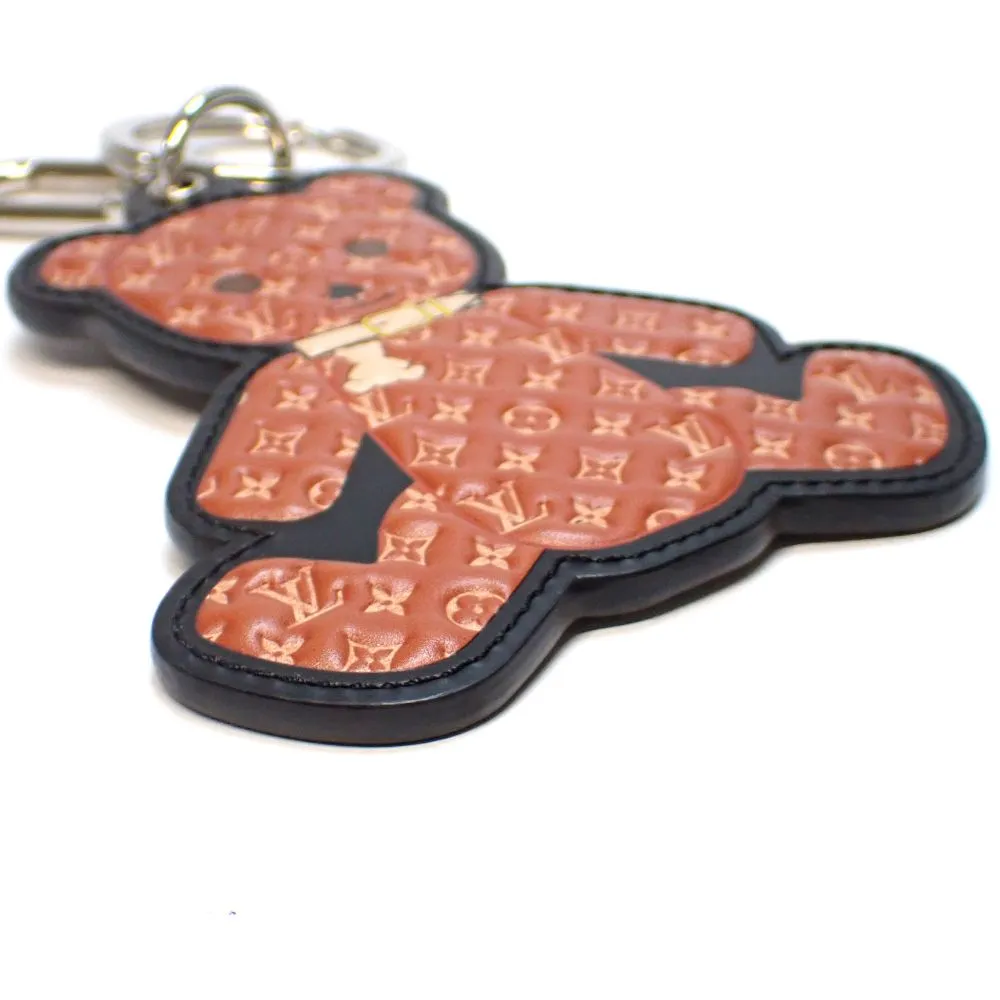 LOUIS VUITTON】ルイ・ヴィトン キーリング ポルト クレ・テディベア