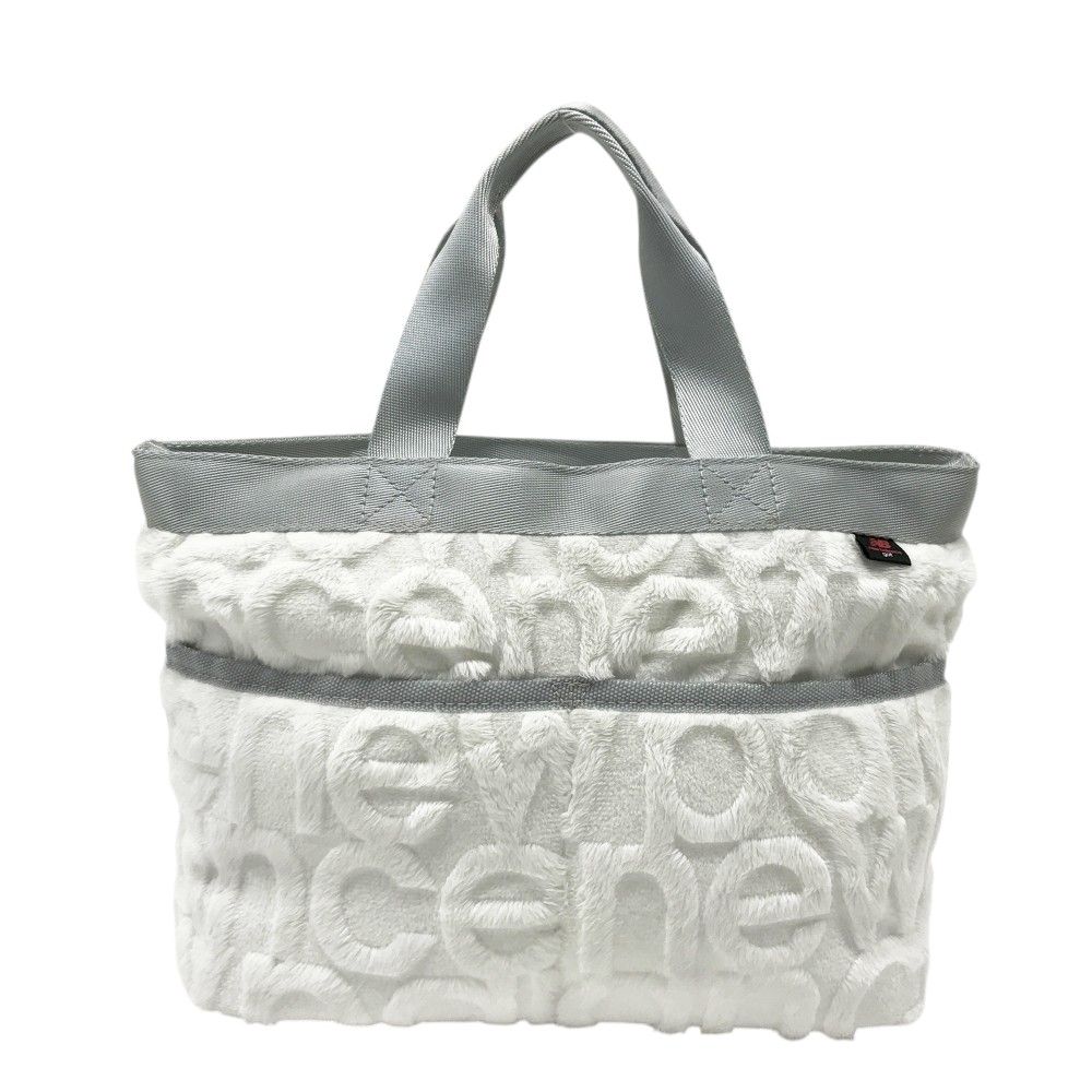 新品タグ付き ニューバランス 合皮×ボア カートバッグ ゴルフ シルバー