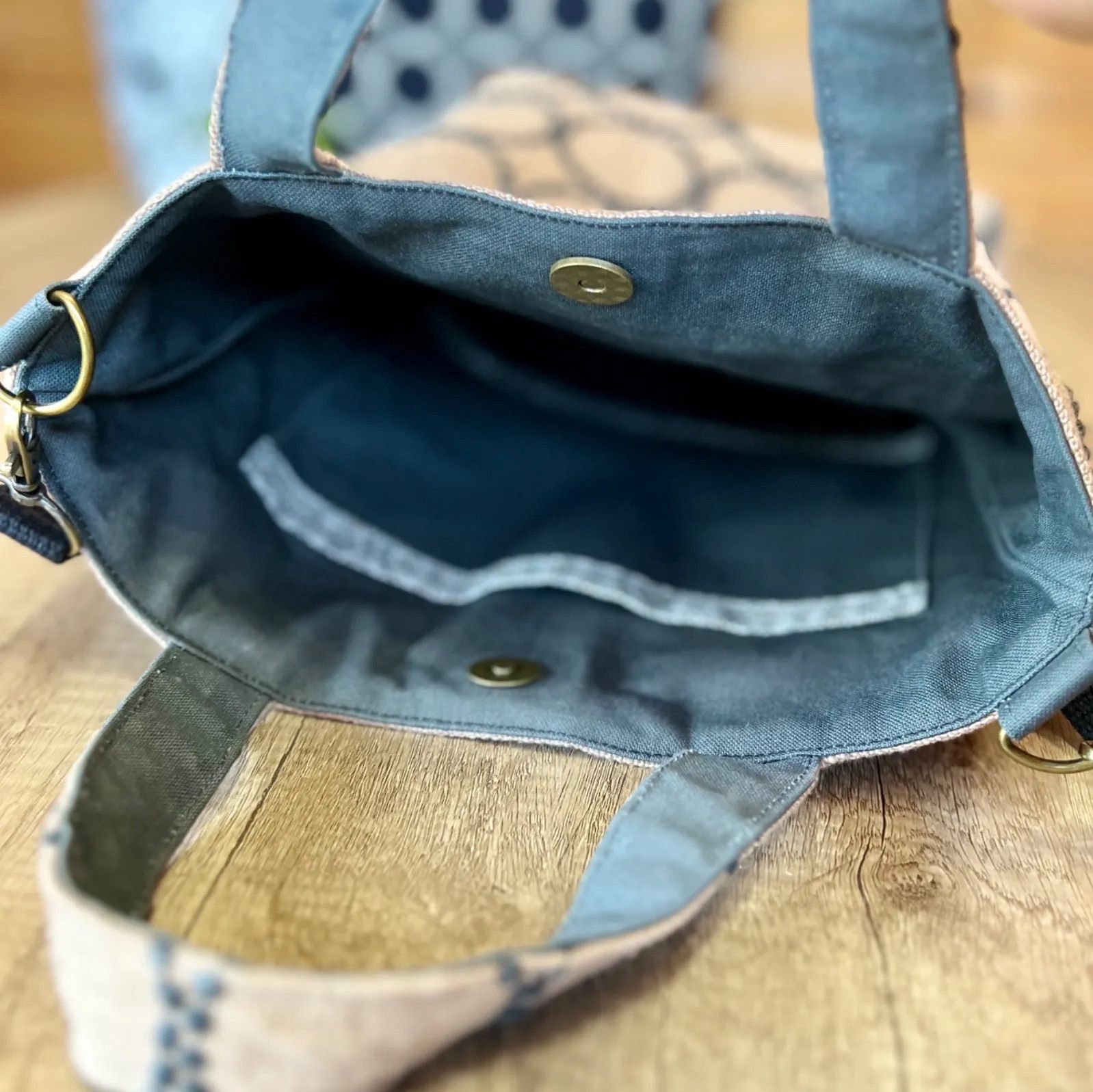 ミナペルホネン ハンドメイド 3way トートバッグ - メルカリ