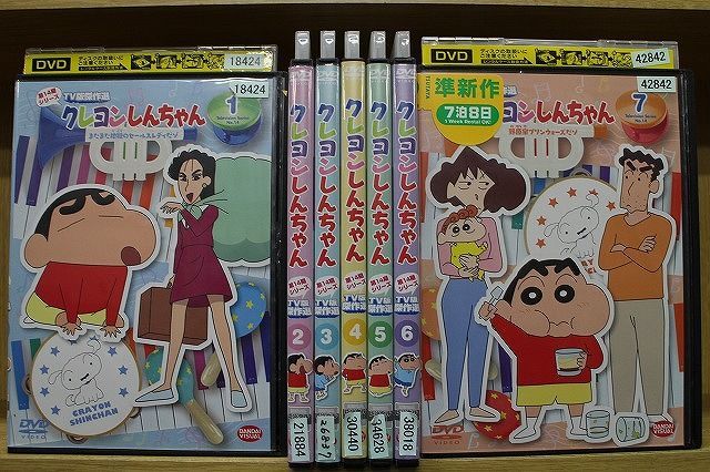 DVD クレヨンしんちゃん TV版傑作選 第14期 全7巻 ※ケース無し発送