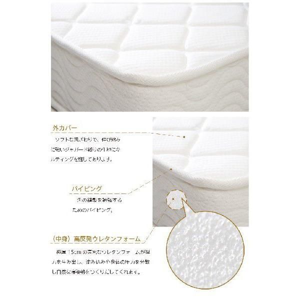 マットレス セミシングル 高反発マットレス DX K15-SS TALLINNNEXPO_COM