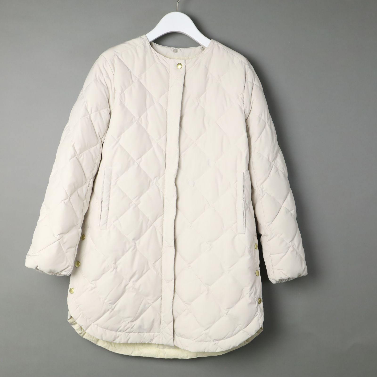新品 UNFILO アンフィ―ロ TAION 2WAY キルティング ダウン ロング 