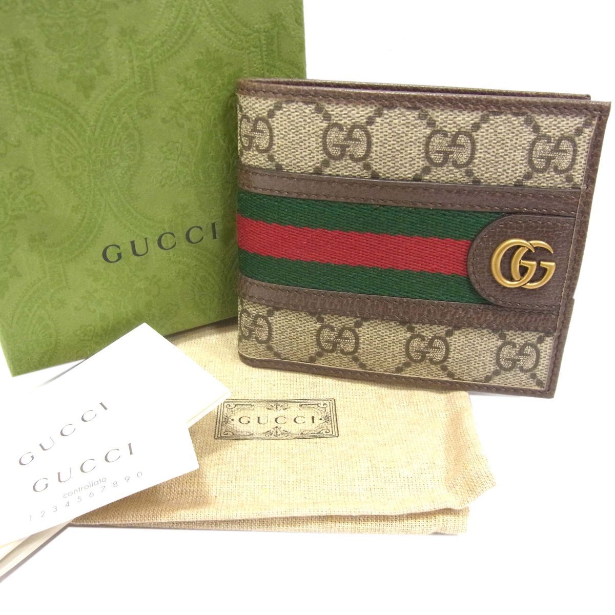 未使用品 定価75,900円 GUCCI グッチ オフィディア GGコイン  