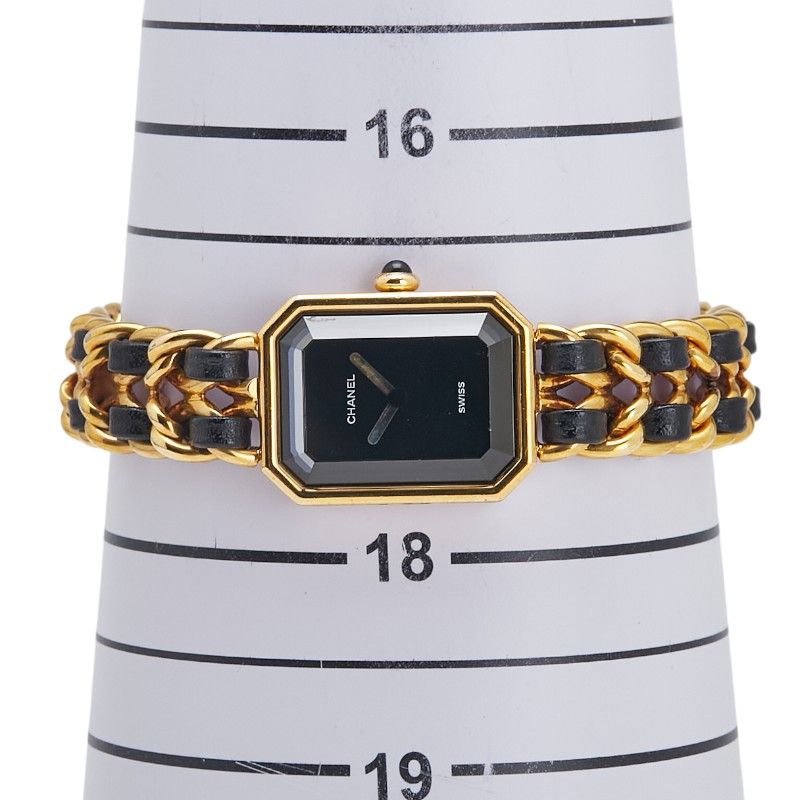 シャネル プルミエールXL ゴールド メッキ レザー レディース CHANEL  