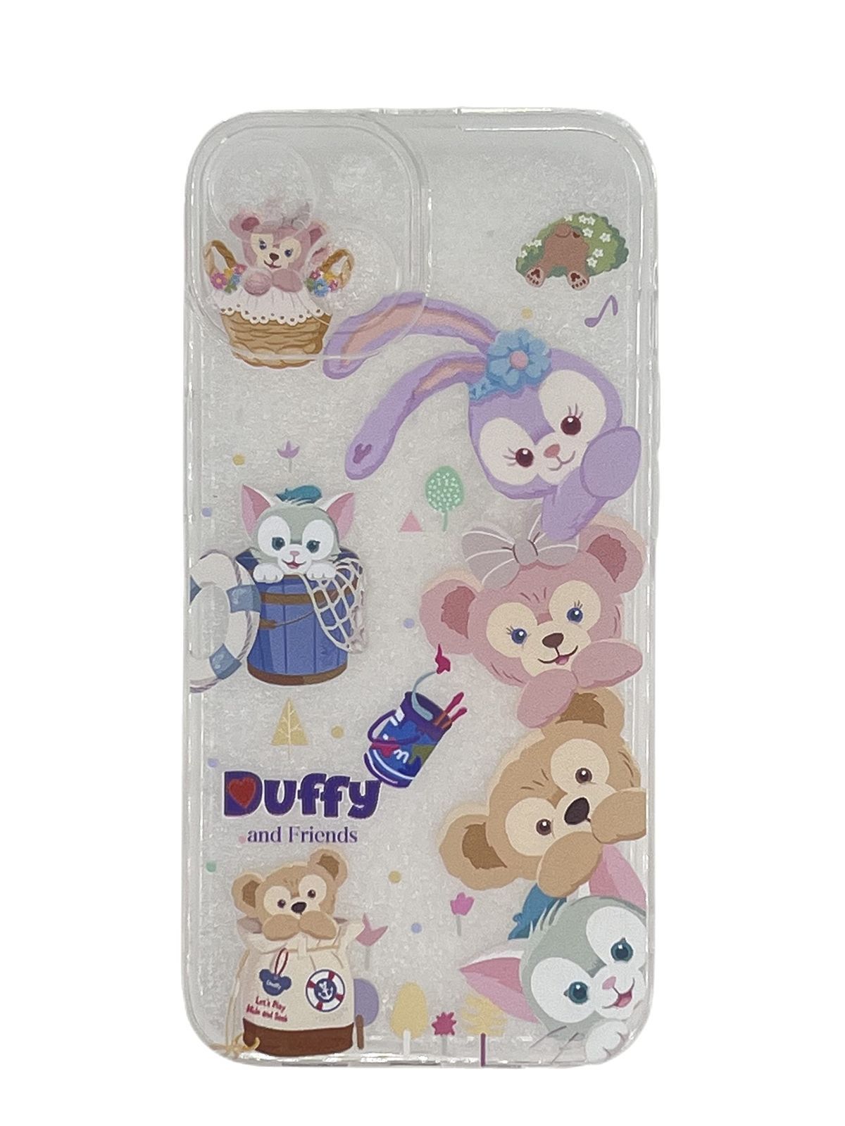Disney - 専用【新品未使用】スウィートダッフィー スマホケース★シェリーメイクッション 2023】ダッフィー&フレンズの手帳型スマホケース全4種！もこもこ
