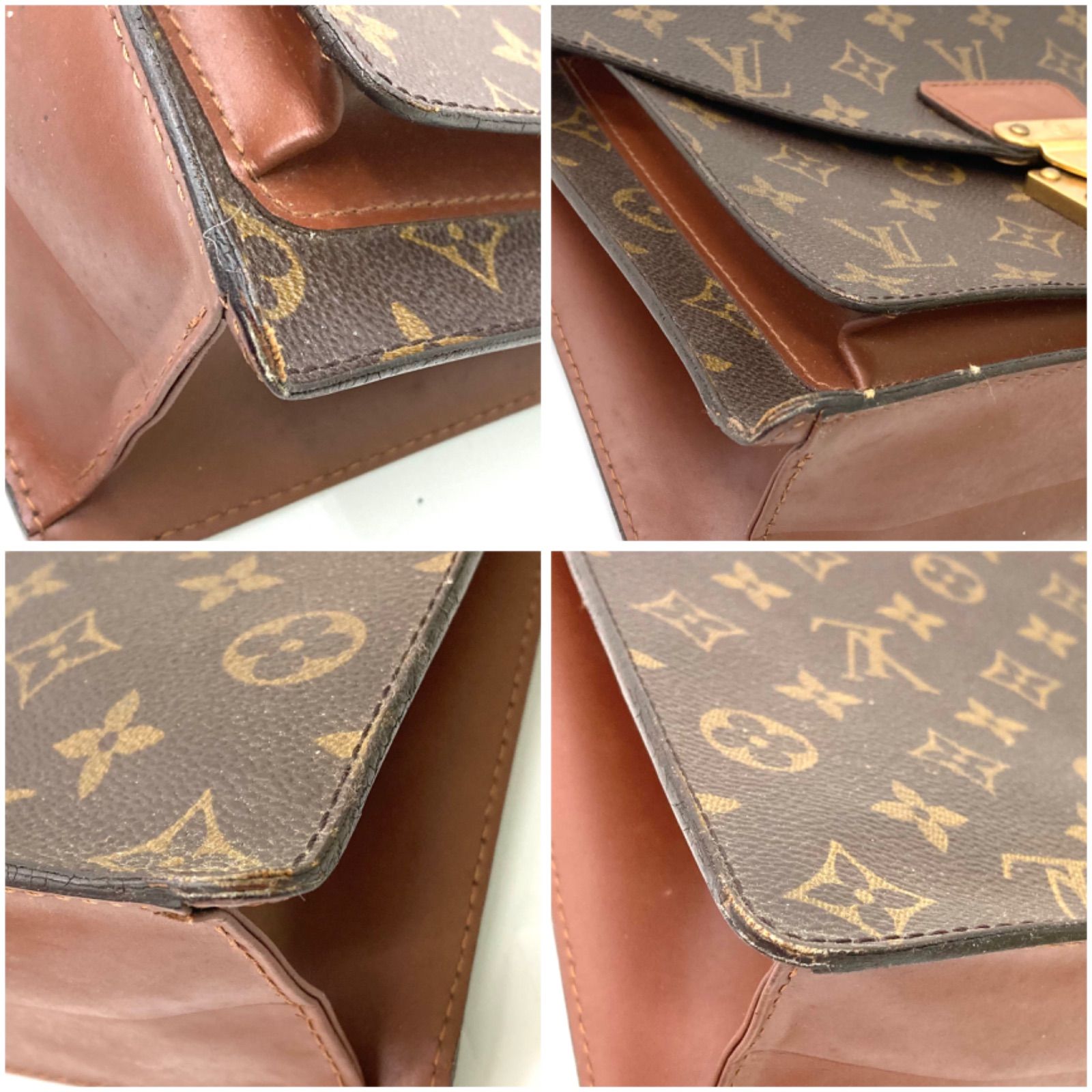 LOUIS VUITTON】ルイヴィトン モノグラム モンソー M51185 ハンドバッグ 廃盤品 ☆ - メルカリ