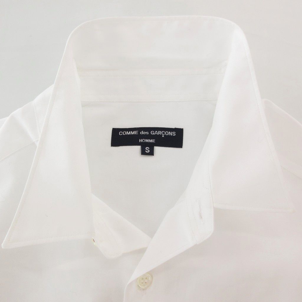 未使用級 コムデギャルソンオムドゥ AD2024 シャツ 長袖 ホワイト 白 S 楽天市場】COMME des GARCONS HOMME DEUX コムデギャルソン オムドゥ