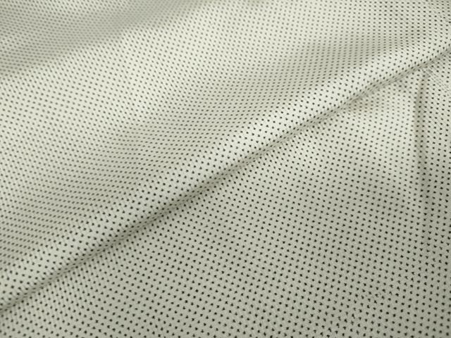 平和屋着物○本場大島紬 白大島 7マルキ 霞文 正絹 逸品 DAAW5154ud