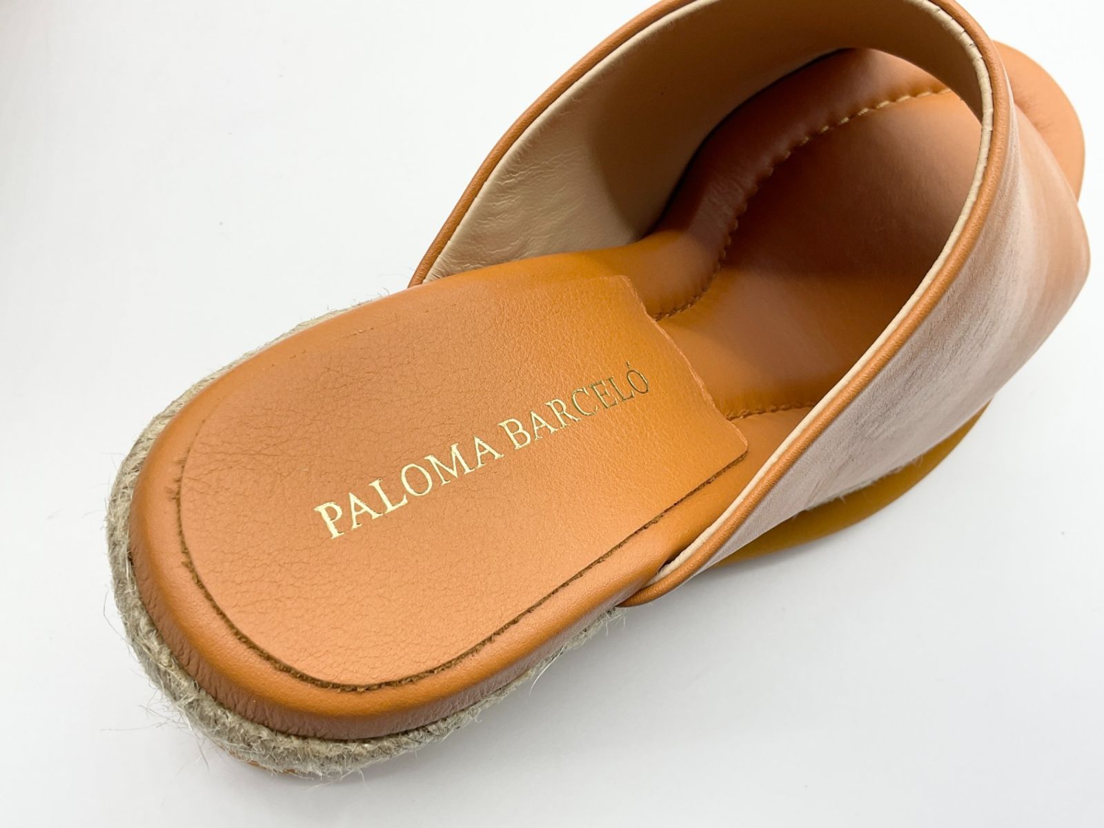 新品 PALOMA BARCELO パルマバルセロ 38 キャメル レザー