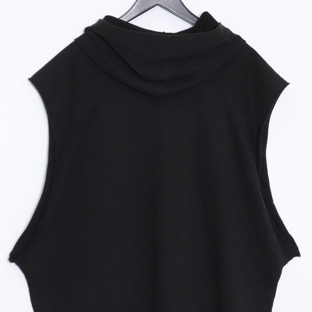 RAF SIMONS パッチワークノースリーブパーカー Mサイズ ブラック 