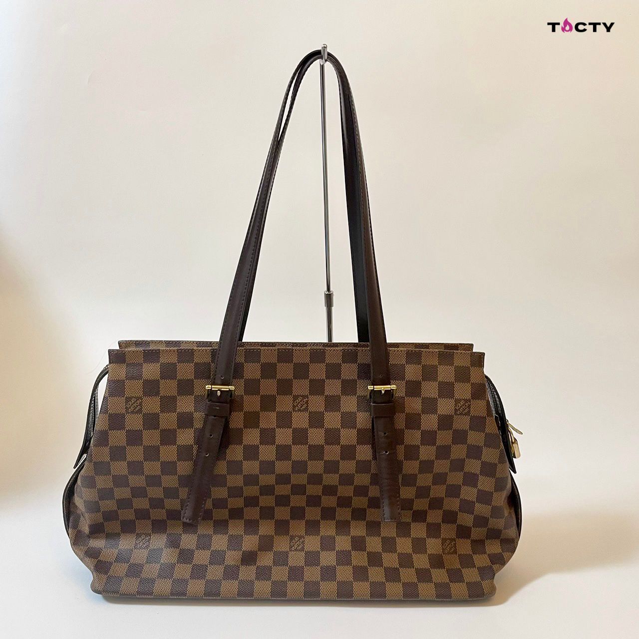 ルイヴィトン LOUIS VUITTON ダミエ エベヌ チェルシー トートバッグ