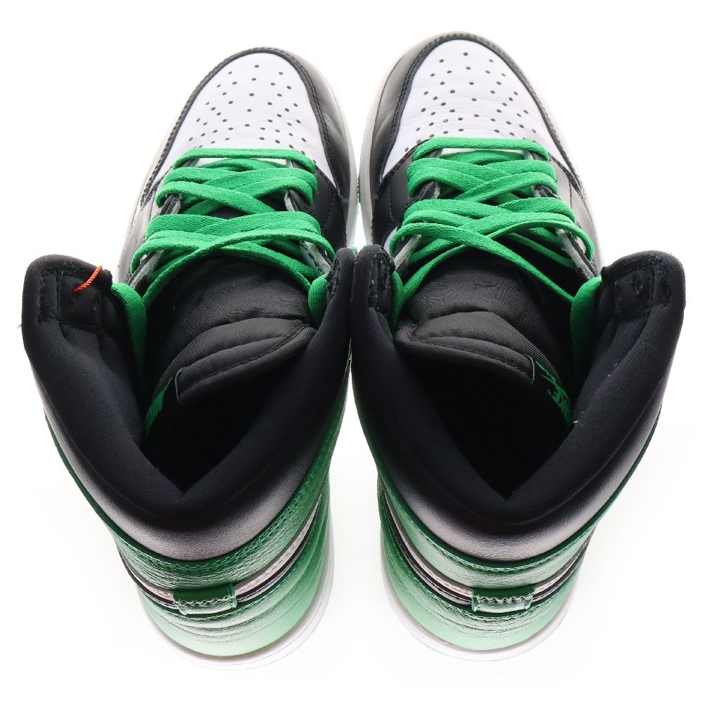 NIKE (ナイキ) AIR JORDAN 1 HI Black and Lucky Green DZ5485-031