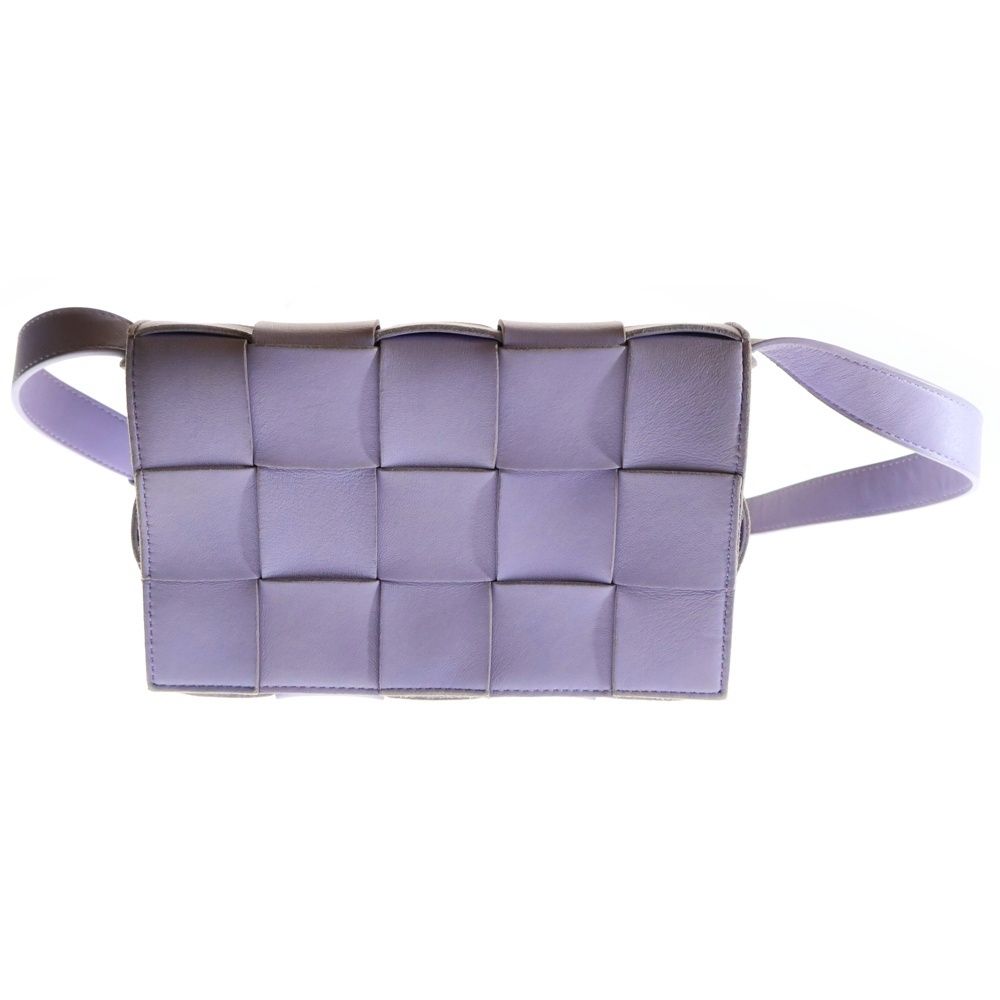 BOTTEGA VENETA マキシ イントレチャート カセット ライトパープル ボッテガヴェネタ マキシイントレチャート カセット ミニ クロス