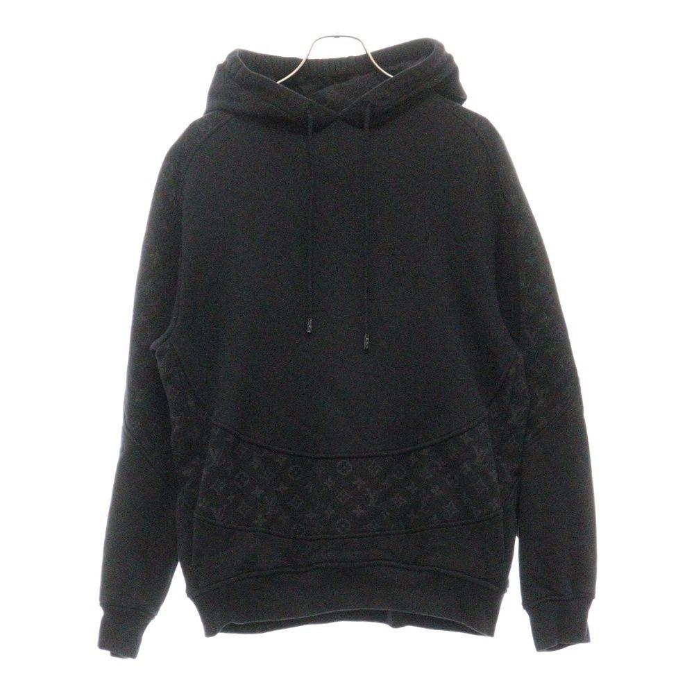 LOUIS VUITTON (ルイヴィトン) 21SS モノグラムサークル プルオーバーパーカー ブラック RM211Q RLE HKY43W