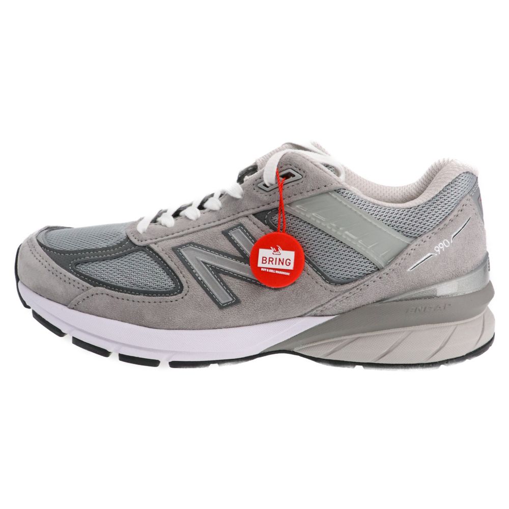 New Balance (ニューバランス) 990V5 M990GL5 スエード ローカットスニーカー グレー US9.5/27.5cm