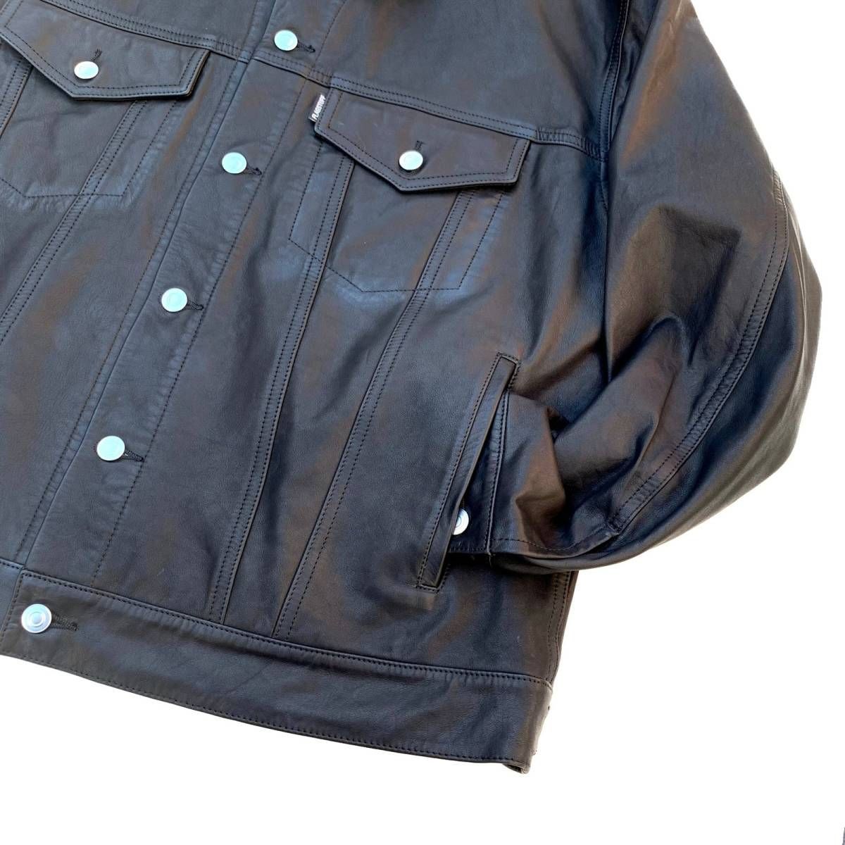 F-LAGSTUF-F x blackmeans フラッグスタッフ ブラックミーンズ 3rd tracker jacket LEATHER JKT  レザージャケット - メルカリ