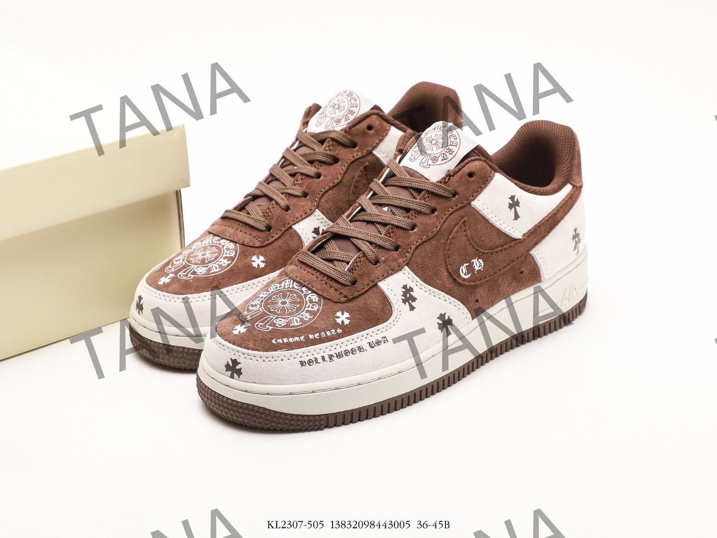 Nike Air Force 1 Low 07 x Chrome Hearts  スニーカー  男女兼用  メンズ  レディース