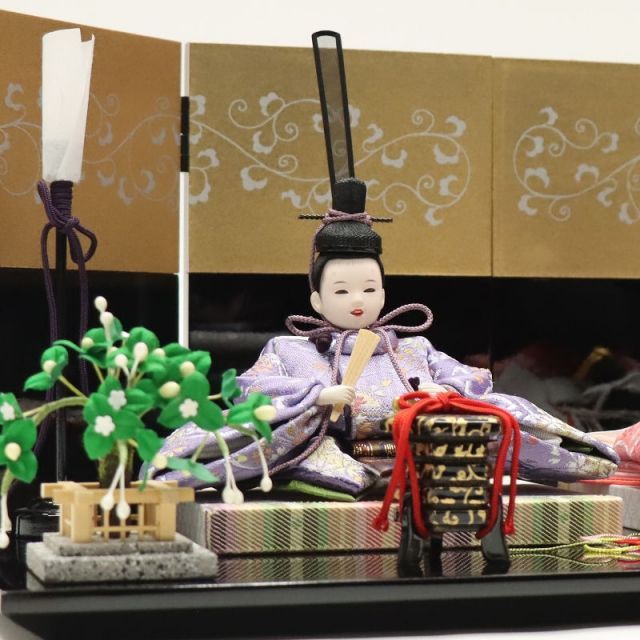 豆雛　金屏風付き 豆雛 金屏風付き 豆雛 金屏風付き 雛人形 工房天祥オリジナル 新