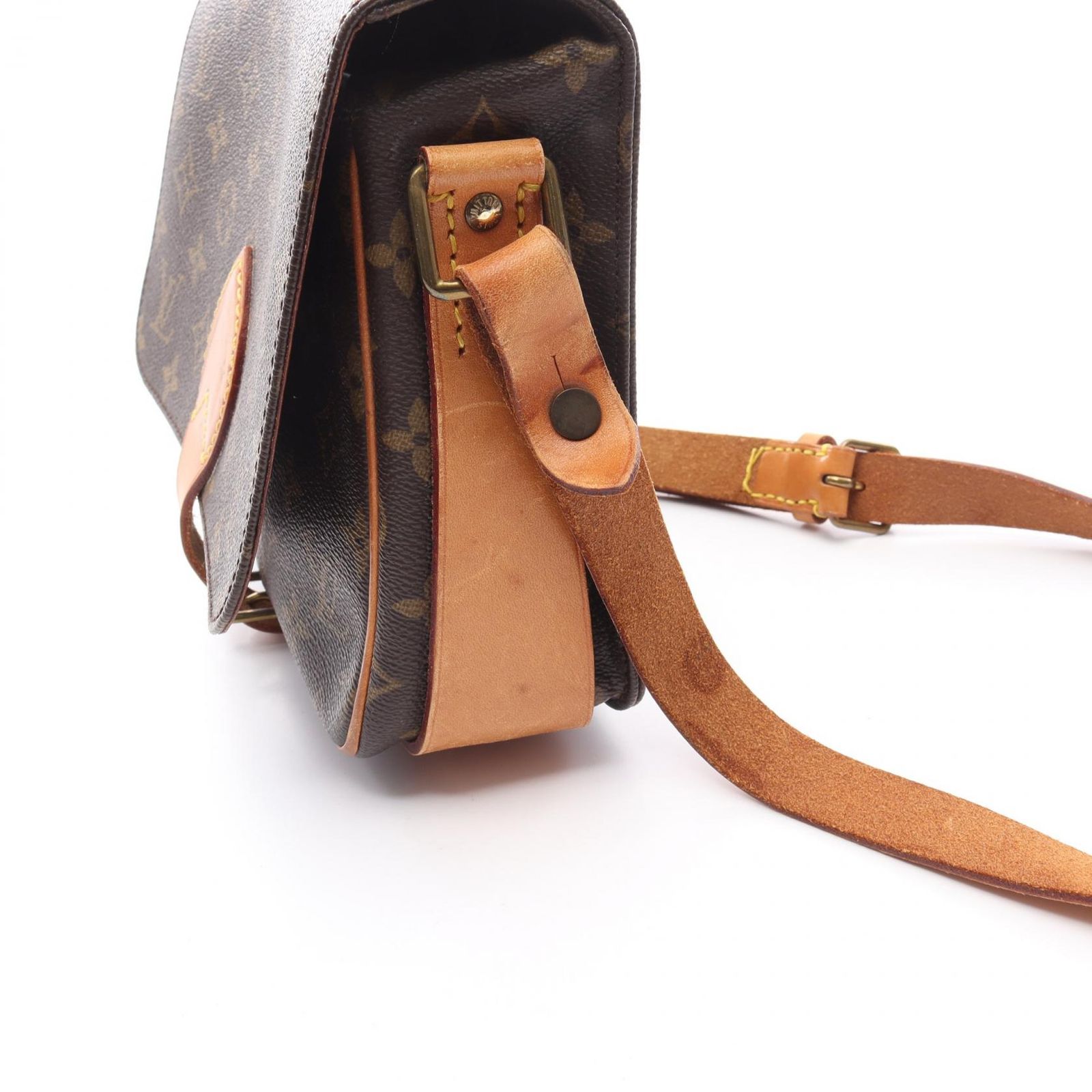 LOUIS VUITTON ルイヴィトン カルトシエールMM レザー モノグラム カルトシエールMM モノグラム ショルダーバッグ PVC レザー