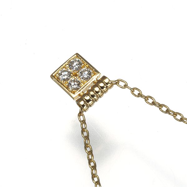 ディオール　ネックレス Dior ディオール ダイヤモンド ネックレス K18イエローゴールド