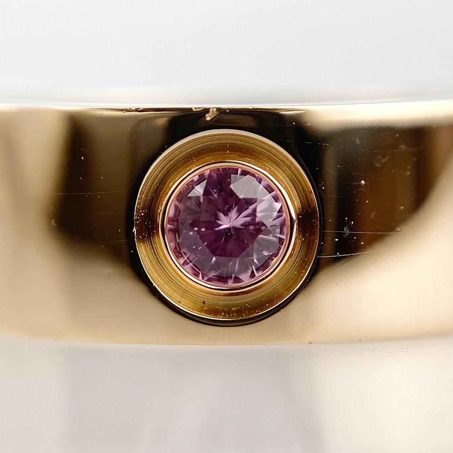 商品詳細｜Cartier(カルティエ) K18PG ダイヤ5P ピンクサファイア6P
