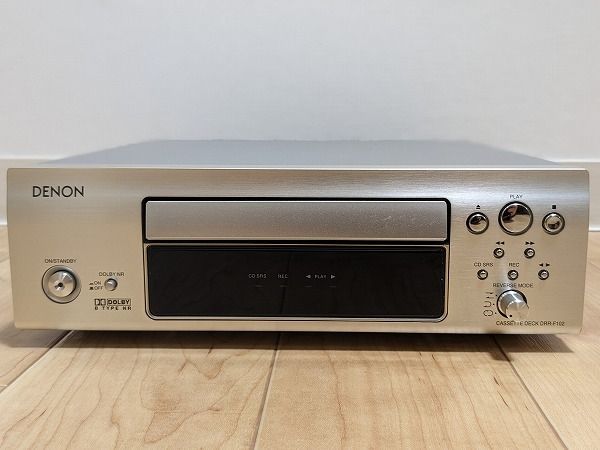 425）Denon Fシリーズ カセットデッキ プレミアムシルバー DRR-F102-SP